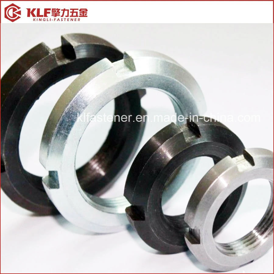 Round Thin Nuts with Slotted DIN981 DIN1804