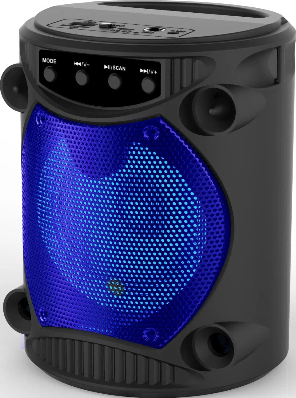 Zqs 1418 4 pulgadas Mini Altavoz inalámbrico Bluetooth portátil alimentado