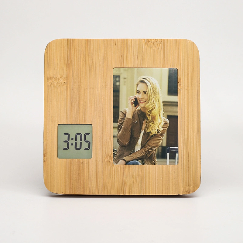 Custom Logo Indoor Wood LED Display Deigital Countdown Timer Clock LED Clock