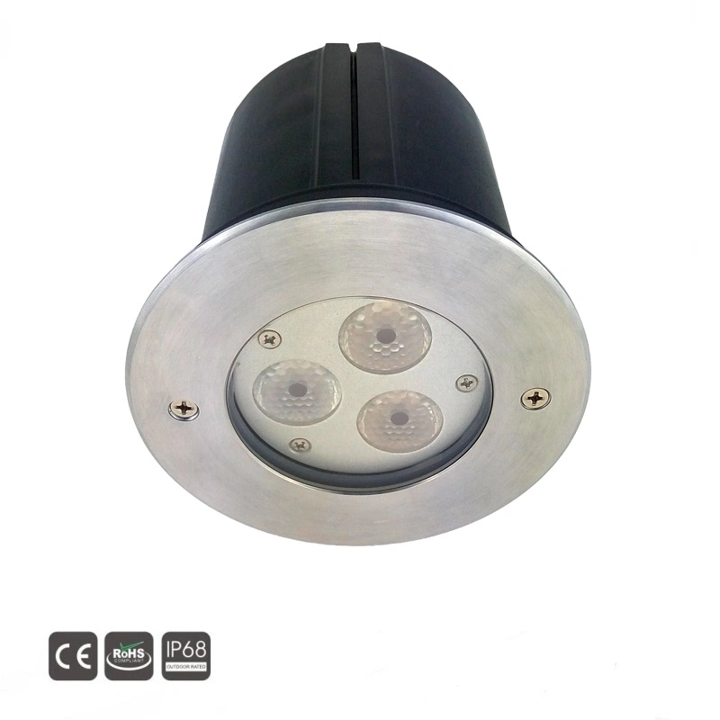 3X3w 12/24V IP68 an der Wand befestigtes LED Unterwasserlicht