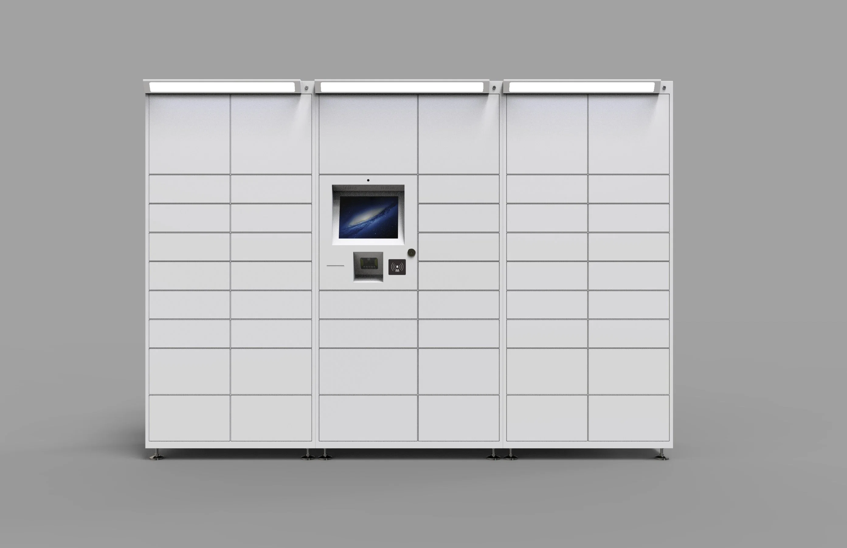 2019 New Style Supermarket 36 Lock Business Parks Intelligent 9 Doors Metal Almirah Outdoor Electronic Locker