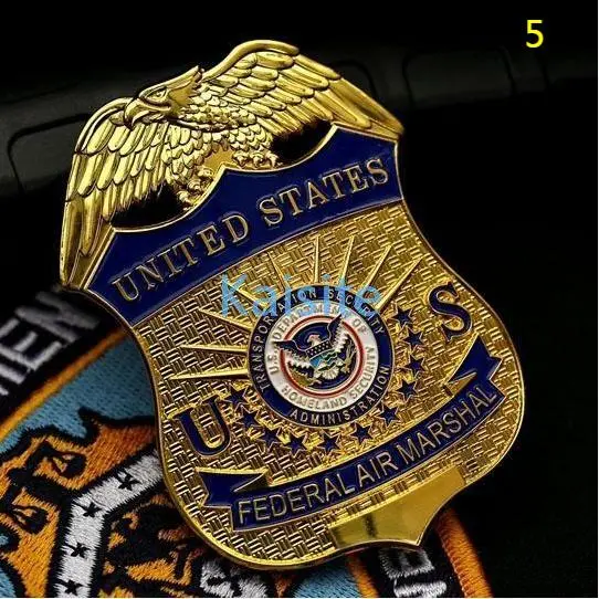 Original Factory Custom Craft Personalized Gift Logo Security Officer Enamel Lapel Pin Name Football Magnetic Metal Police Badges Wallet