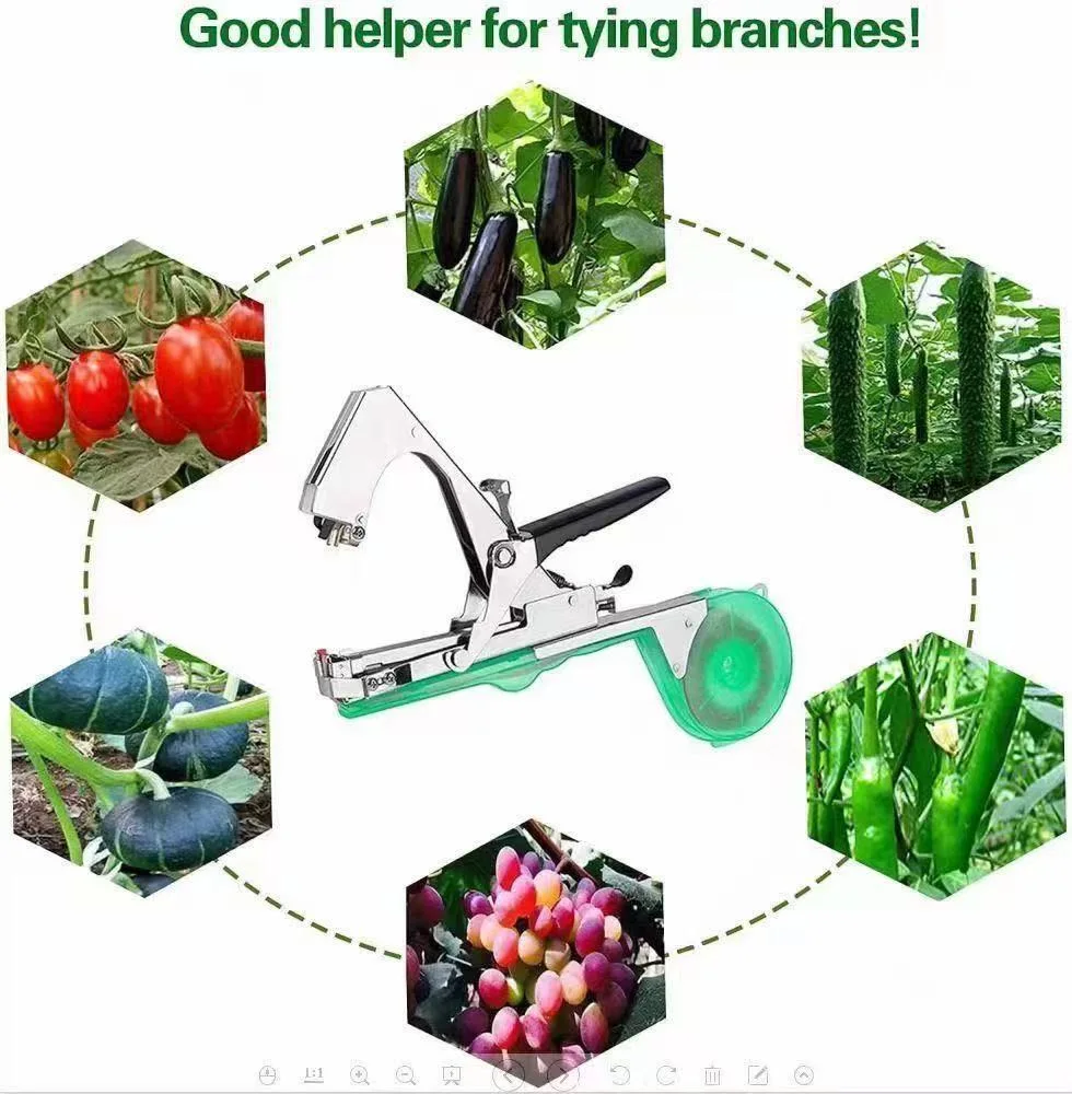 Garden Plant Vine Tying Tapener Fruit Tapetool Binding Strapping Stem Branche Hand Tying Device Pruning Tools