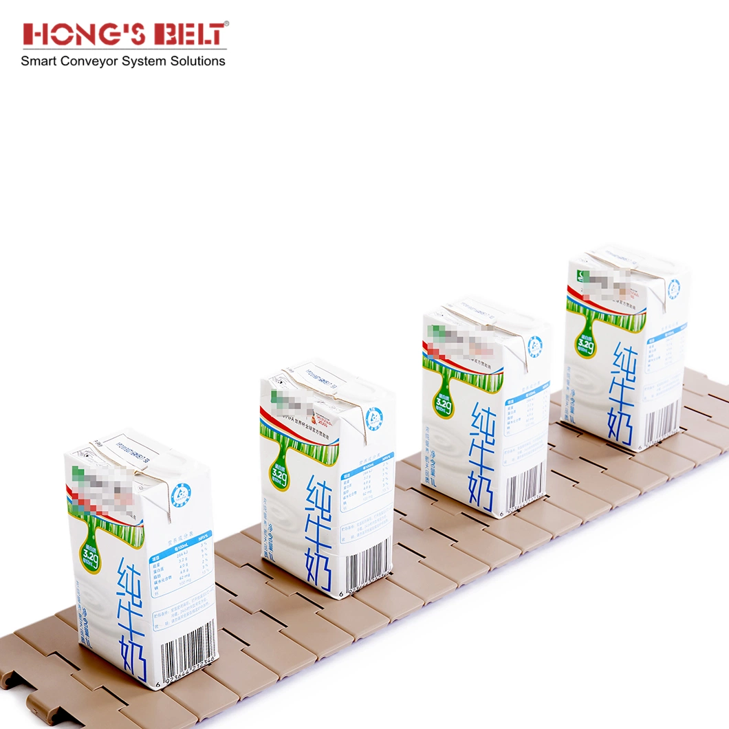 Hongsbelt 821-K750 Sushi Cinta Transportadora Cinta Transportadora Tablilla de la correa de cadena Top