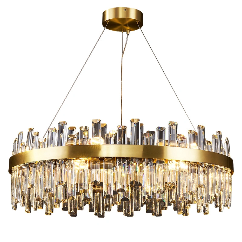 Crystal Chandelier Light Living Room Dining Room Modern Pendant Lamp Simple Luxury