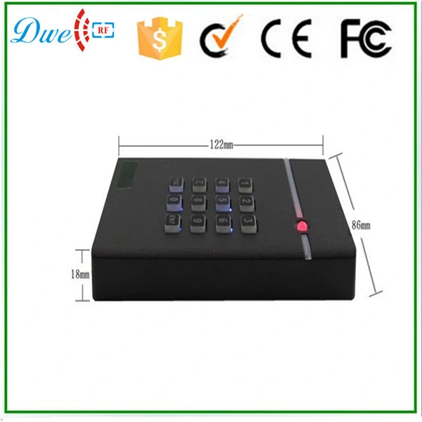 125kHz Em teclado inteligente de la retroiluminación de proximidad RFID pasiva Control de Accesos Lector de tarjetas con chip y PIN