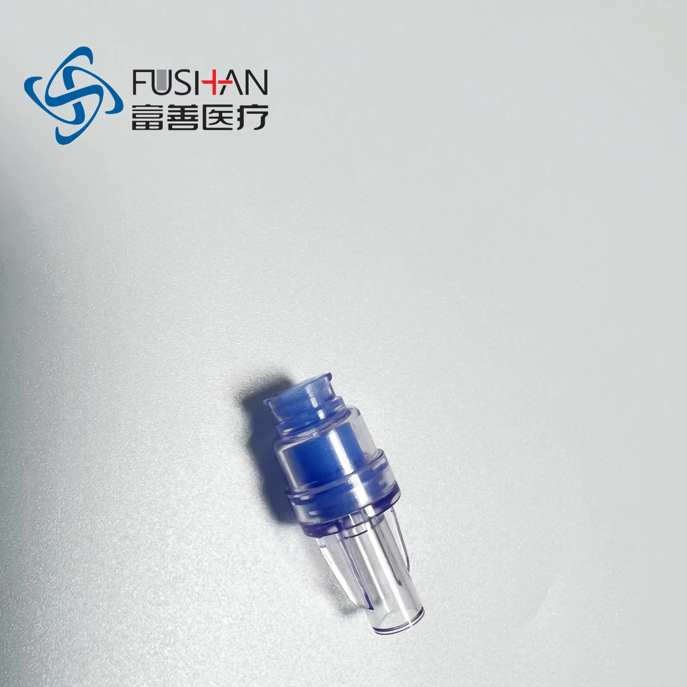 Fushan Injection Connector Plastic Syringe Luer Lock Connector Injection Site Connector Luer Lock Cap Connector IV Connector