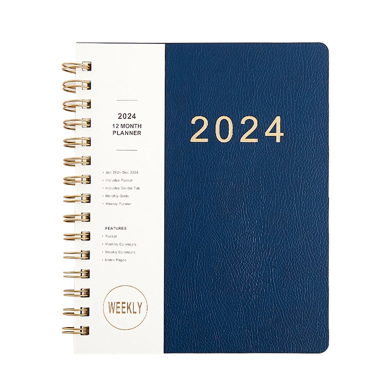 2024 New Spiral Notebook Customized Office Supply