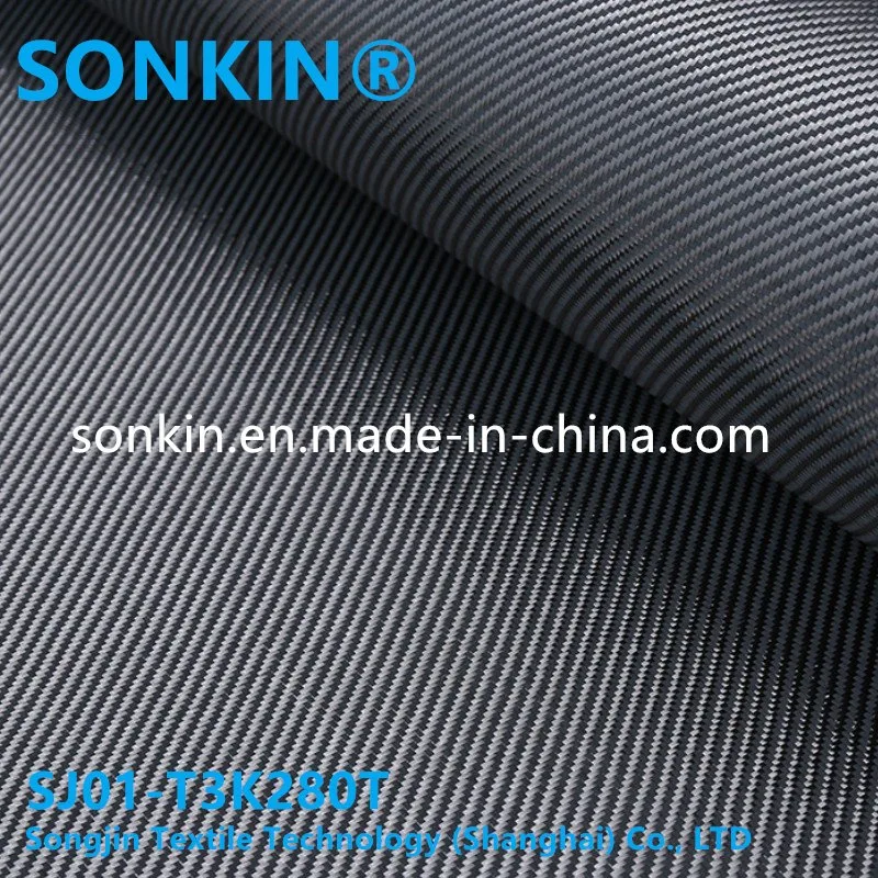 Hot Sale 3K 280g Twill Weave Carbon Fiber Fabric for Car Decoration