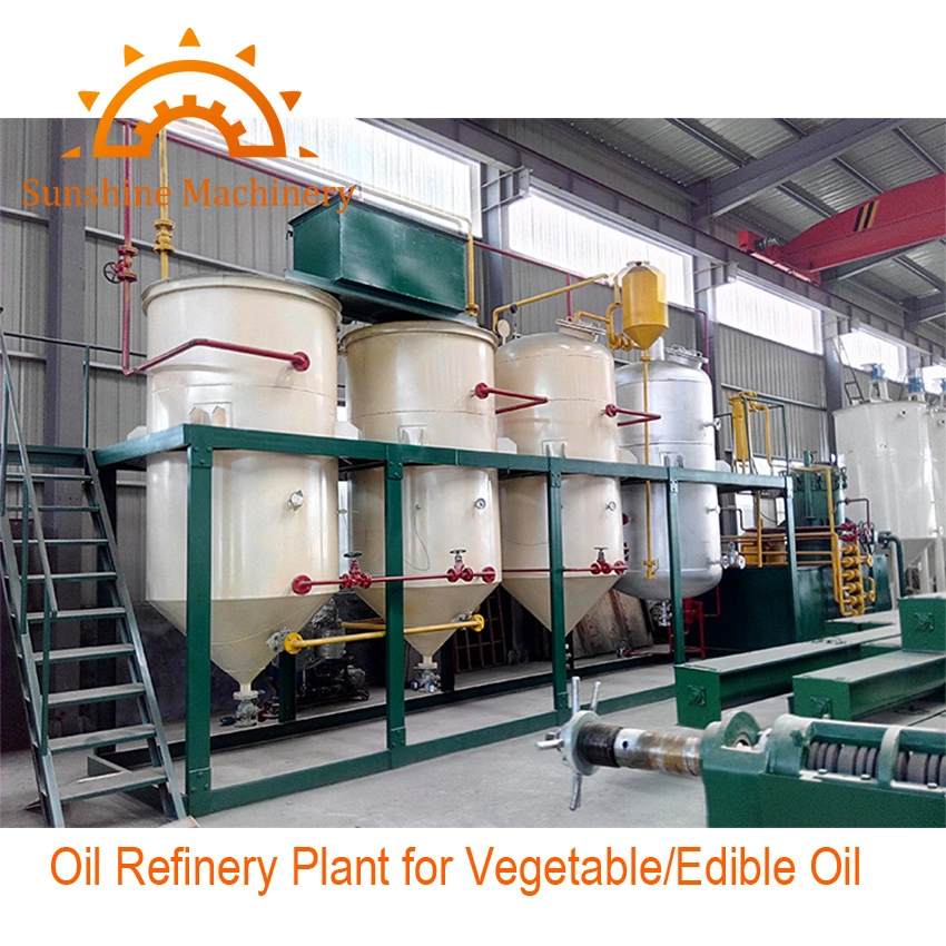 15t/D Peanut Edible Oil Refinery Oil Refining Equipment