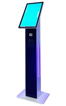 Máquina de cola de pie libre Kiosko de autoservicio Sala de Negocios Publicidad interactiva Quiosco