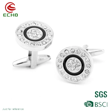 Les hommes en acier inoxydable de gros de liaison du brassard Cravate Cufflink Set de métal blanc Shirt personnalisé Cufflink