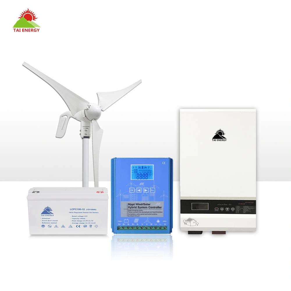 Wind Turbine Generator 5kw 8kw off Grid Hybrid Solar Power System for Home Use