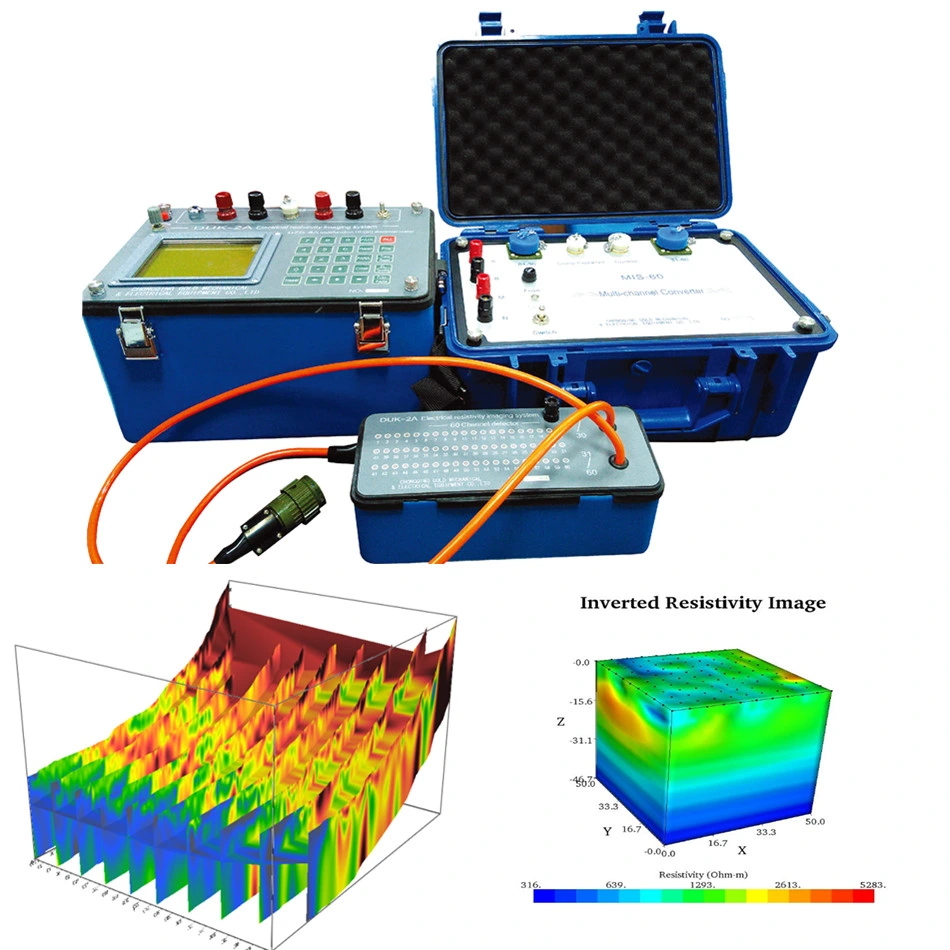 Dzd-6A Multi-Function DC Geophysical Resistivity Meter Induced Polarization Equipment Underground Water Detector Geo Ressitivity Test