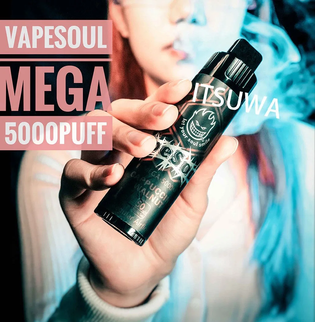 Mega Vaporizador Itsuwa Vapesoul Vapers Sigara Zigarett Eletrônico 5000 fumaça de cigarro Puff Vapes