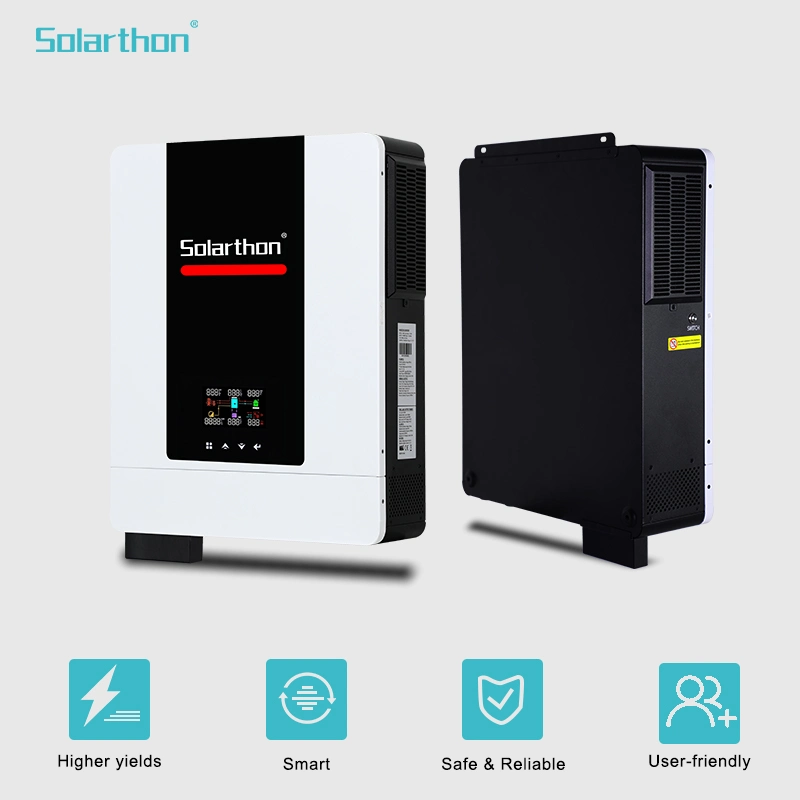 Solarthon off Grid Hybrid Inverter Single Phase 7.2kw 8.2kw 10.2kw MPPT Pure Sine Wave Solar Inverter Price