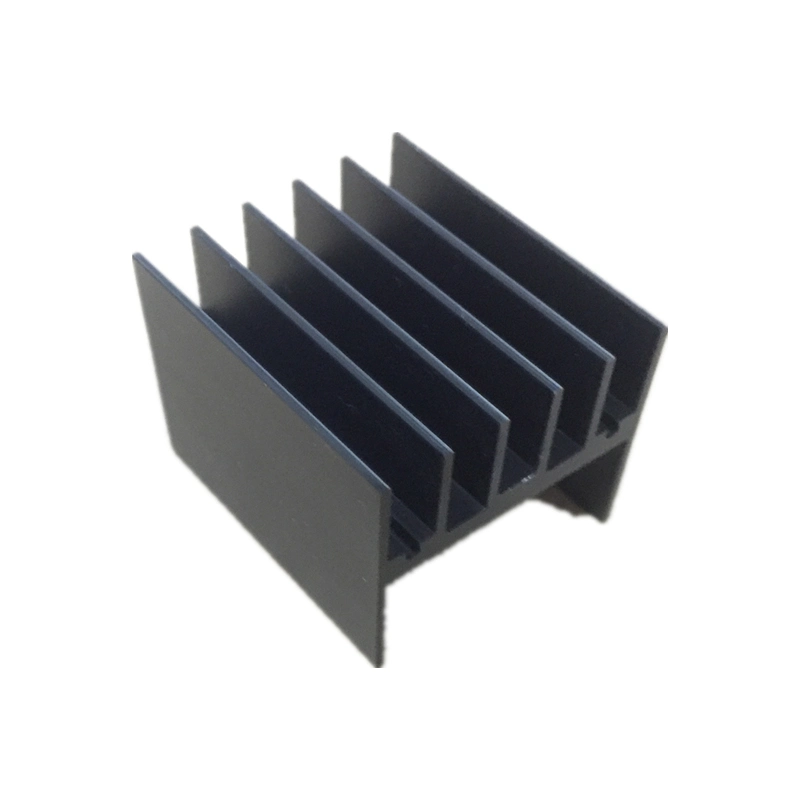 Customized Aluminum Extruded Heat Sink with Anodizing