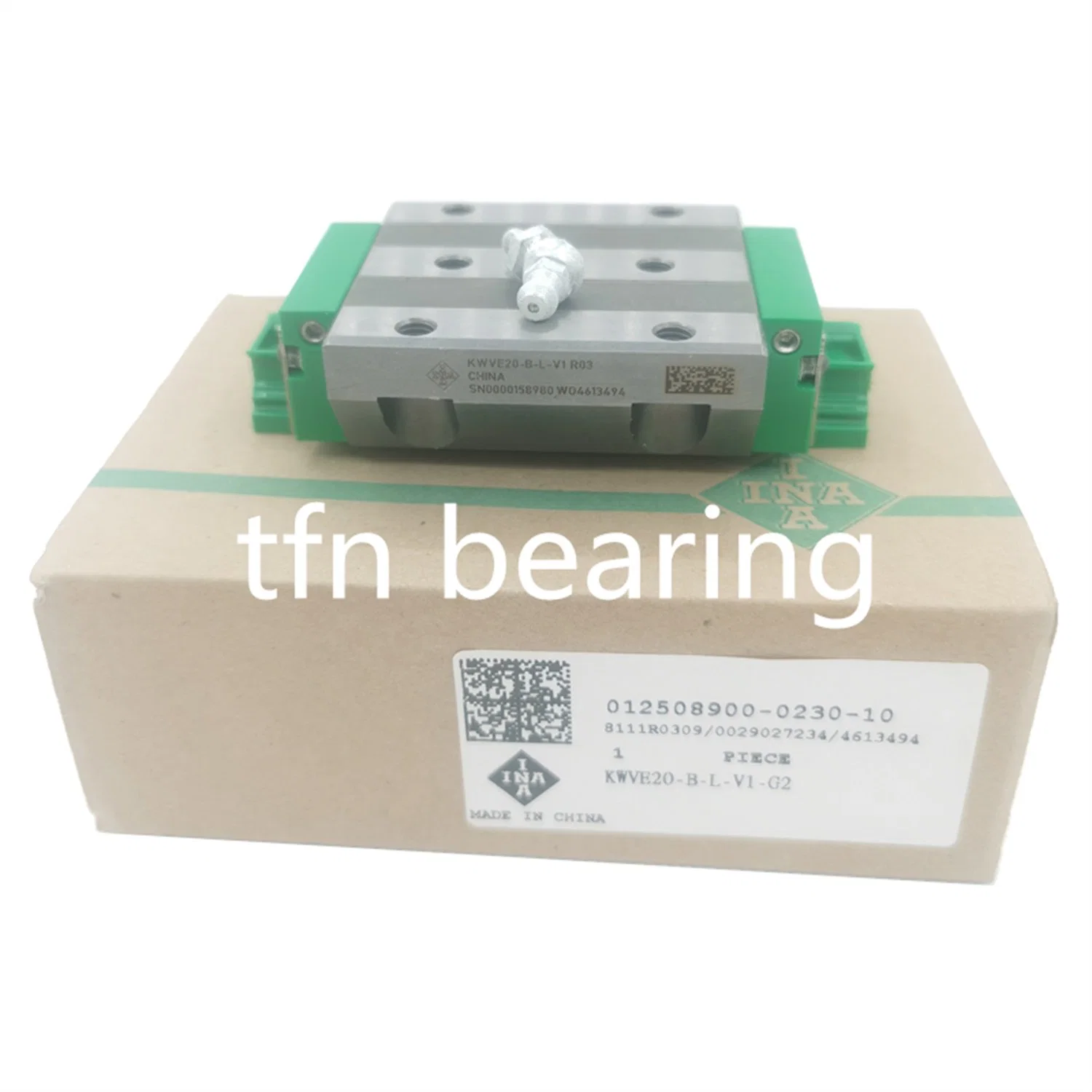 Linear Plain Bearing Unit Kwve20-B-L-V1-G2 INA Standard Carriage Four-Row Full Complement Ball Set