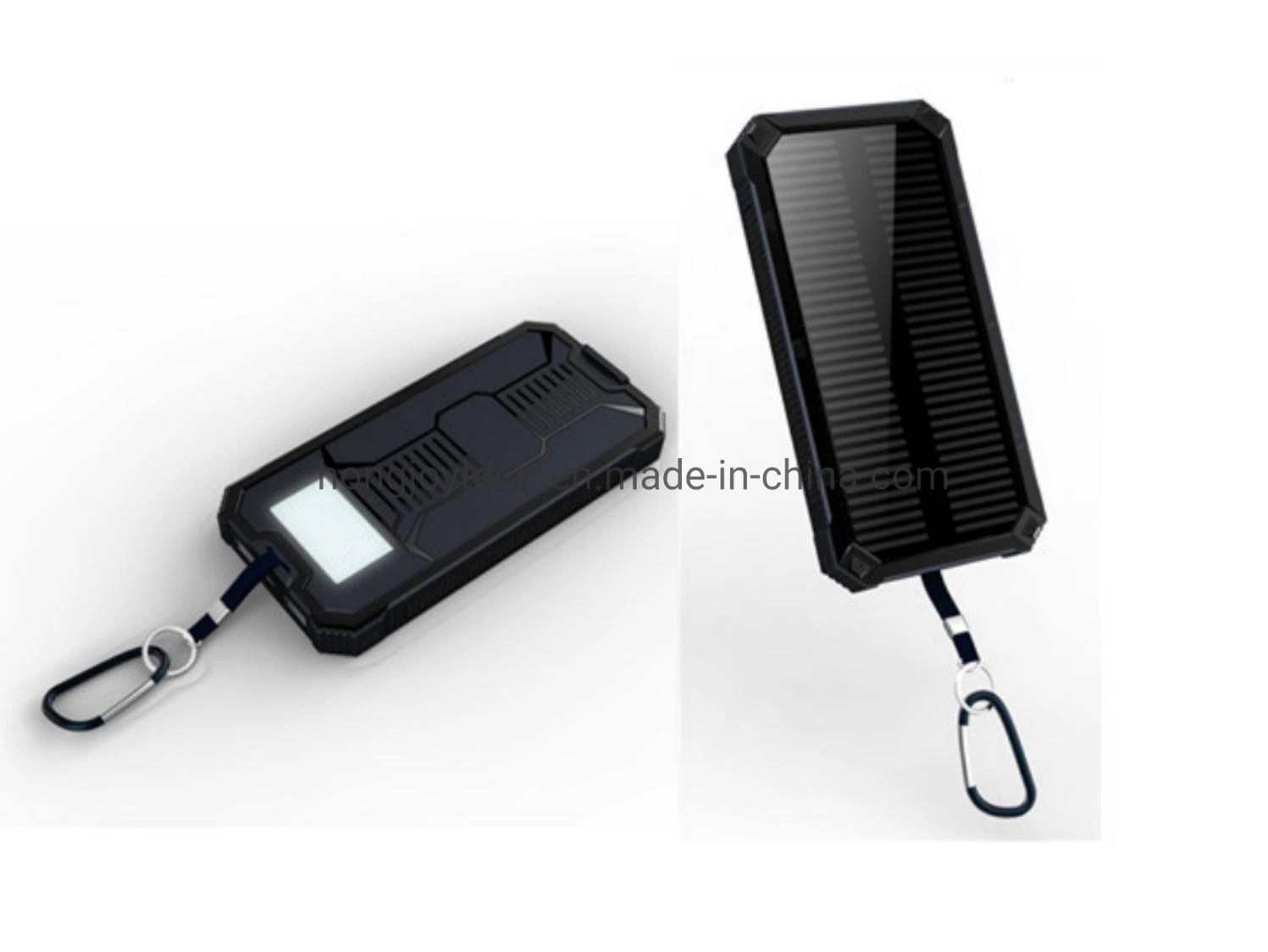 Torches LED &amp; chargeur de batterie Portable Sos, 6000mAh 10000mAh Chargeur de téléphone d'urgence externes, Orange Vert Jaune de couleur noire panneau solaire chargeur de la Banque d'alimentation