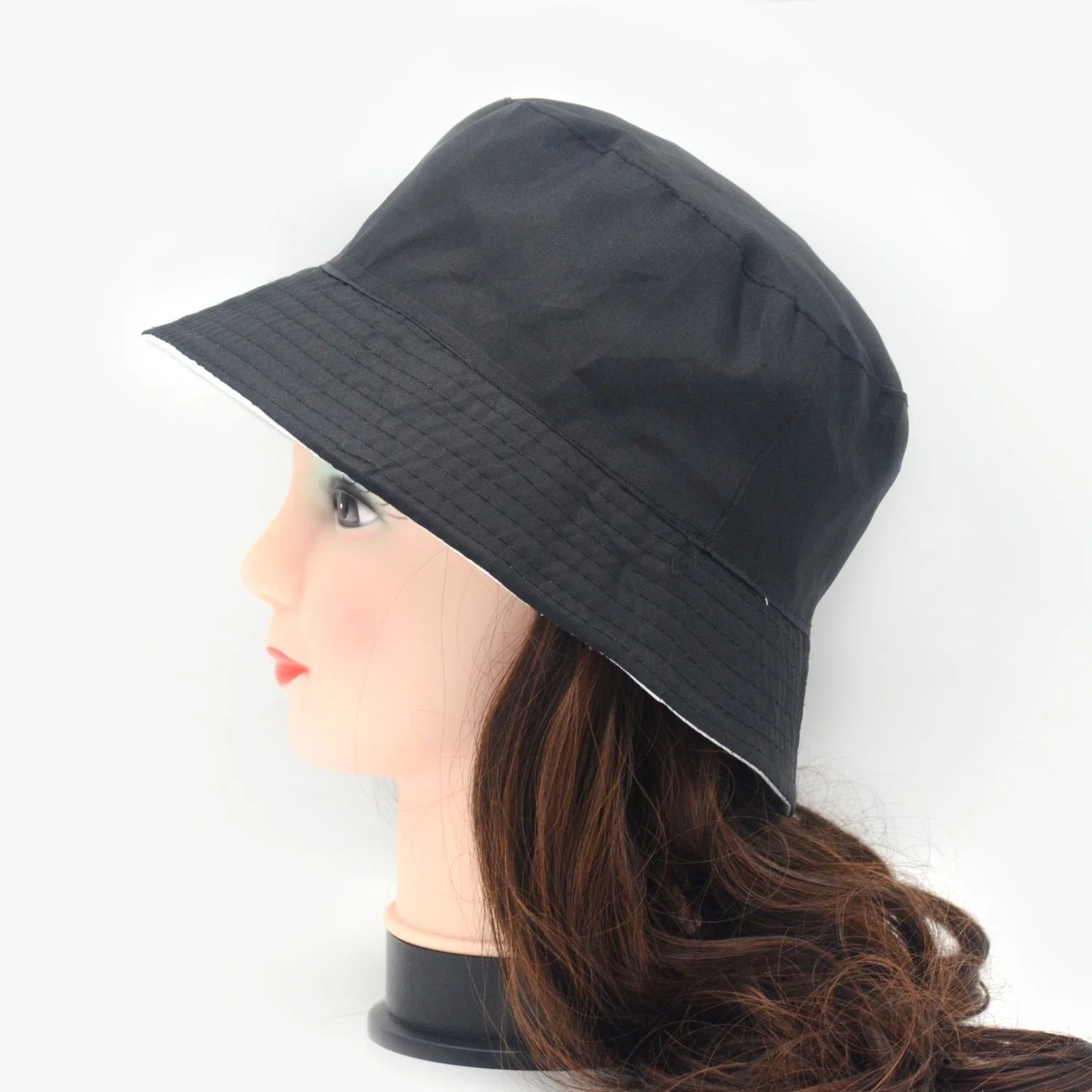 Doble cara logotipo personalizado Fisherman Bucket Hat