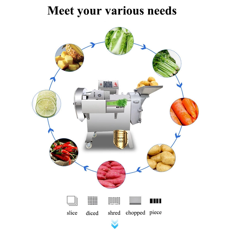 Automatic Vegetable Cutting Machine for Spinach Lettuce Cabbage Vegetable Slicer Dicer Chopper Vegetable Cutter