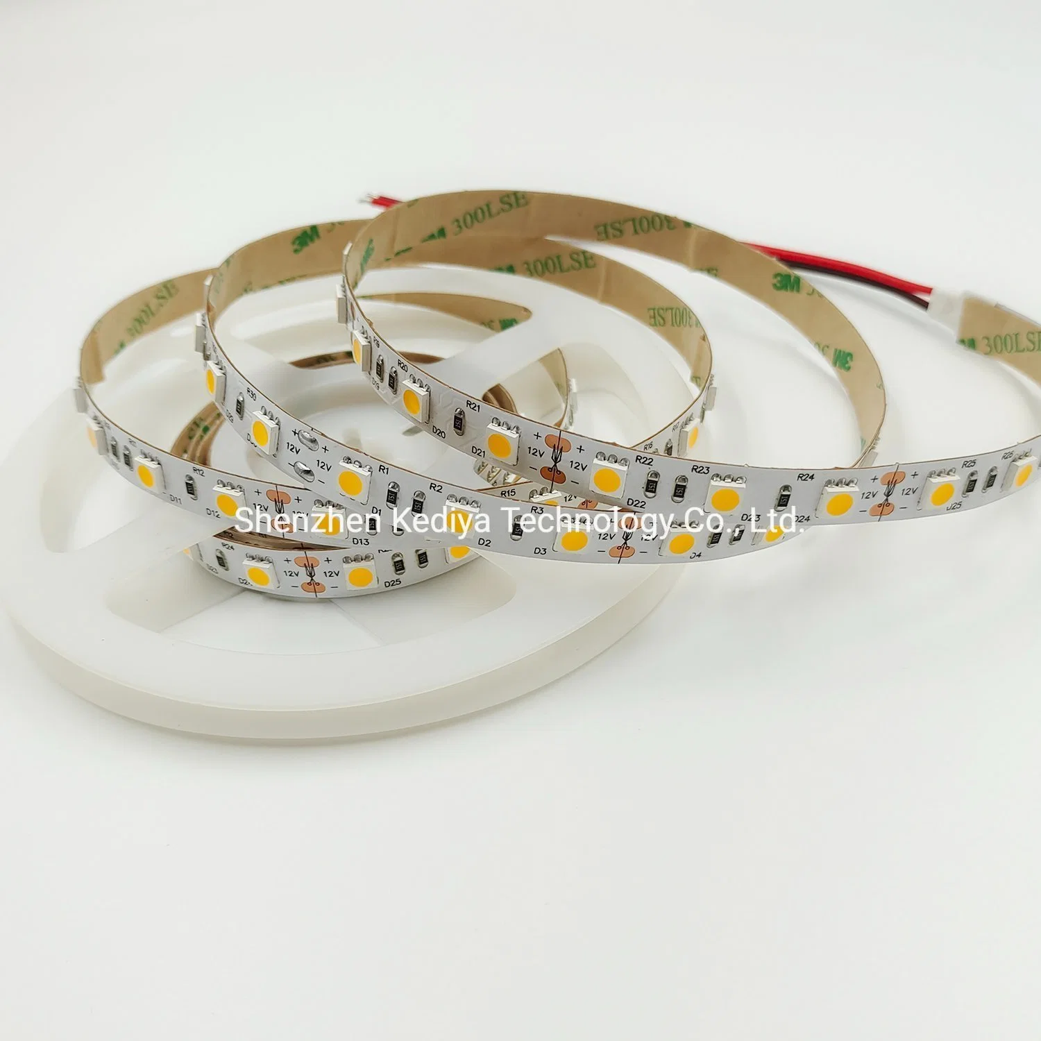 5m/Lot Warm White DC12V 3000K 4000K 6000K SMD5050 60LEDs/M Flexible LED Strip Light