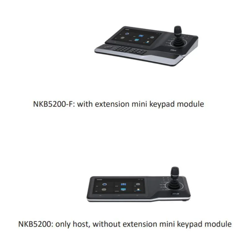 Dahua Nkb5200 con pantalla táctil de 10,1" de IP RS485 1xhdmi USB joystick de control PTZ