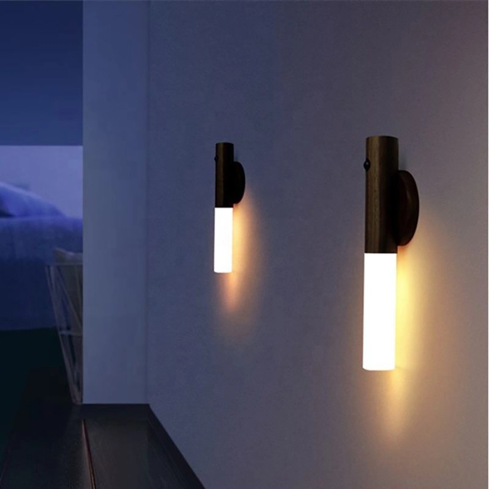 Intelligent Human Body Sensing Night Light Rechargeable Corridor Cabinet LED Wall Light