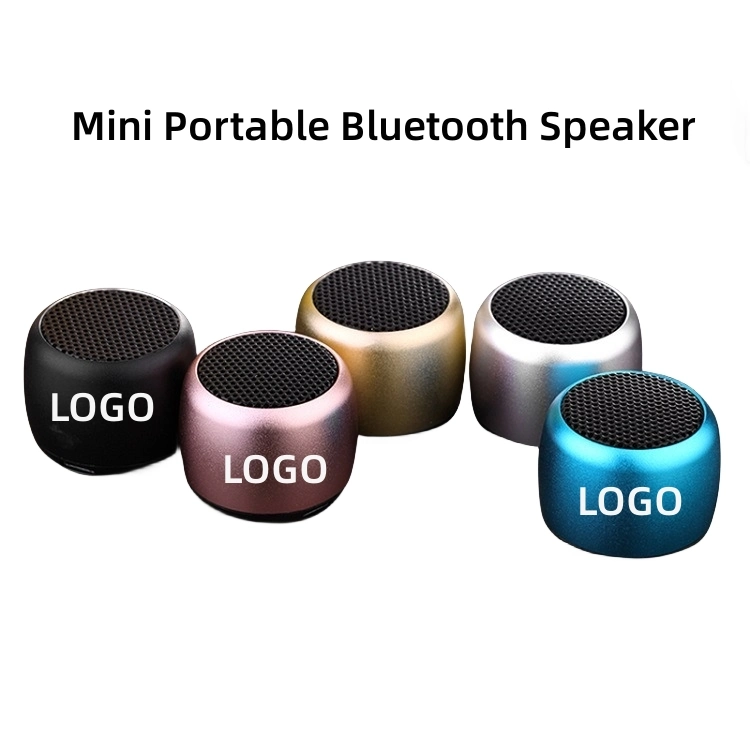 Custom Logo Mini Tragbare Surround Sound Wasserdichte Bluetooth Lautsprecher Laut Kabellose Lautsprecher