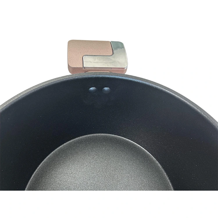 New Design Aluminum Pressed Cookware Pot Set Free Oil and Eco-Friendly Ceramic Cookware Sets with Ss Handle and Silicone