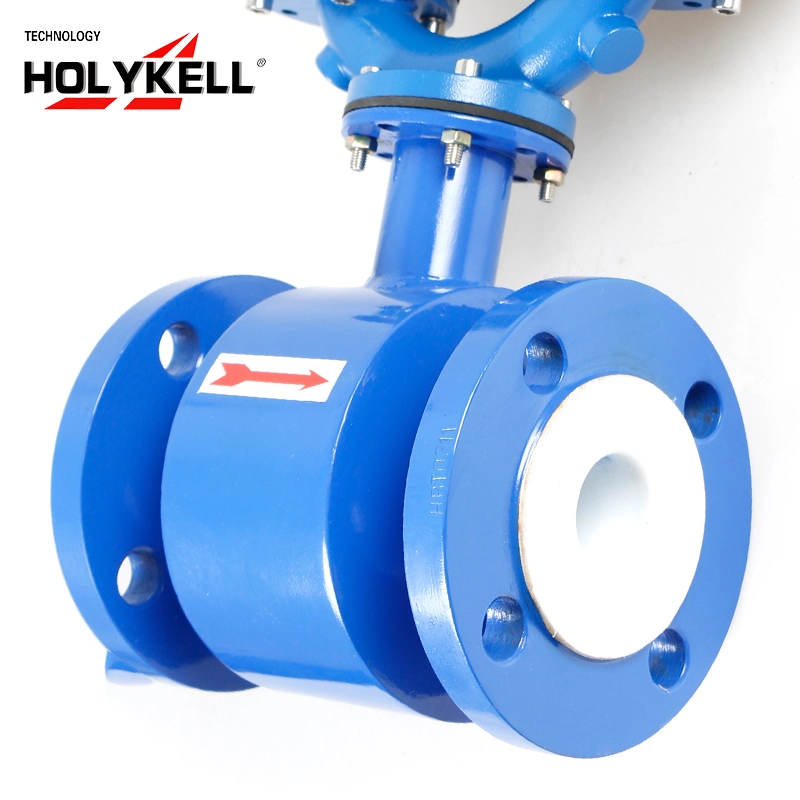 Holykell Wireless Water Electronic Battery Powered Electromagnetic Flow Meter