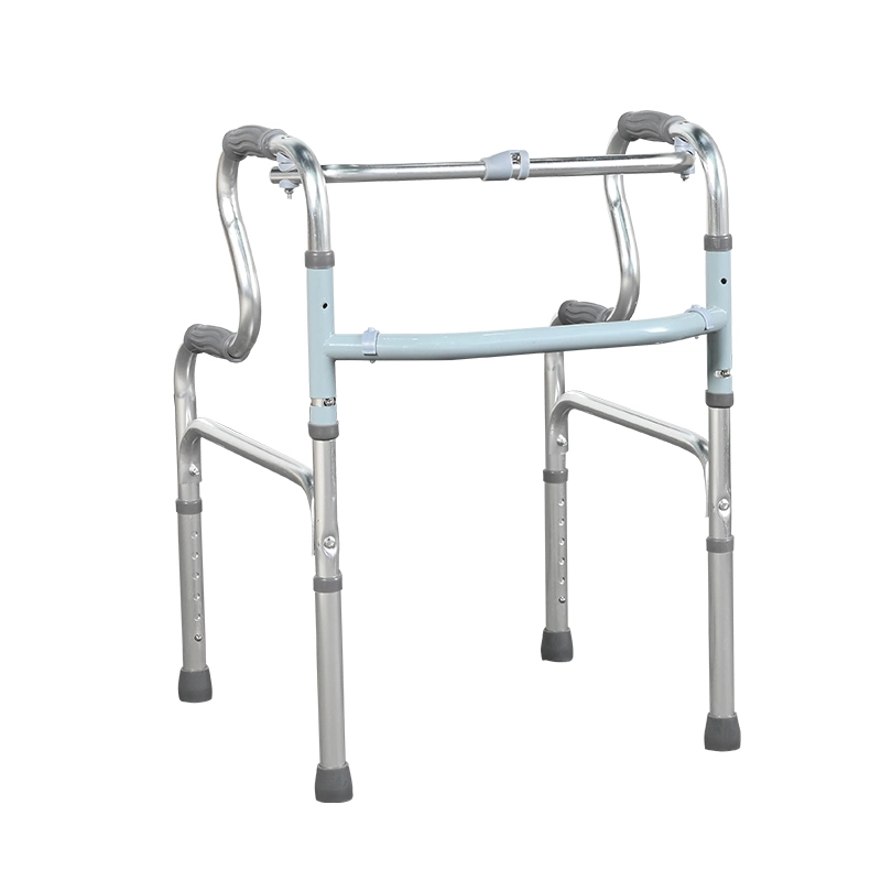 Factory Direct Sale Folding Mobility Walking Frame Walking Aid Walker for Adult