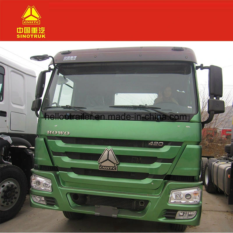 تقنية رأس جرار الشاحنة 420 HP Truck Head 6*4 Cnhtc