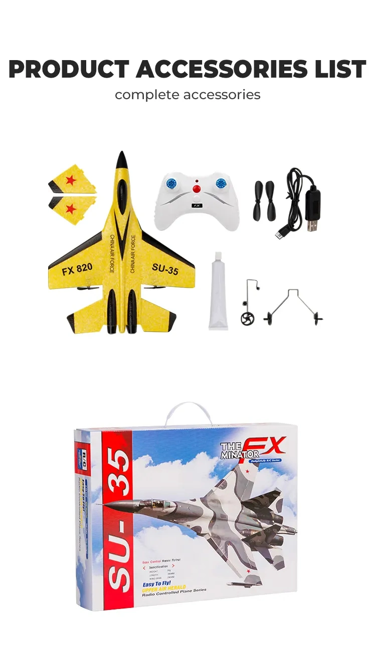 Unbreakable China Jet Remote Control Fighter Aircraft Glider Model Toy Airplane RC Airplane RC Plane