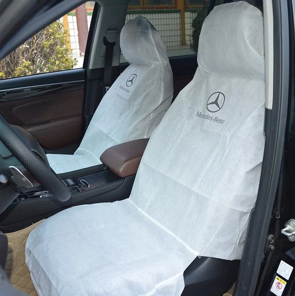 Auto Seat Cover Raw Material Spunbond Nonwoven Fabric for Disposable Airline Taxi Train Car Bus Seat Cover