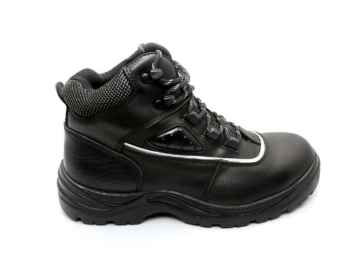 Safety Shoes, Rubber PU Sole Breathable Work Boots Steel Toe