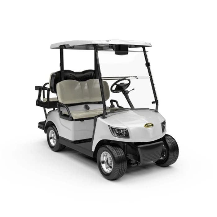 Levantado el carro de golf eléctrico alimentado por baterías de carros de golf con haz de aleación de aluminio (DG-M2+2)