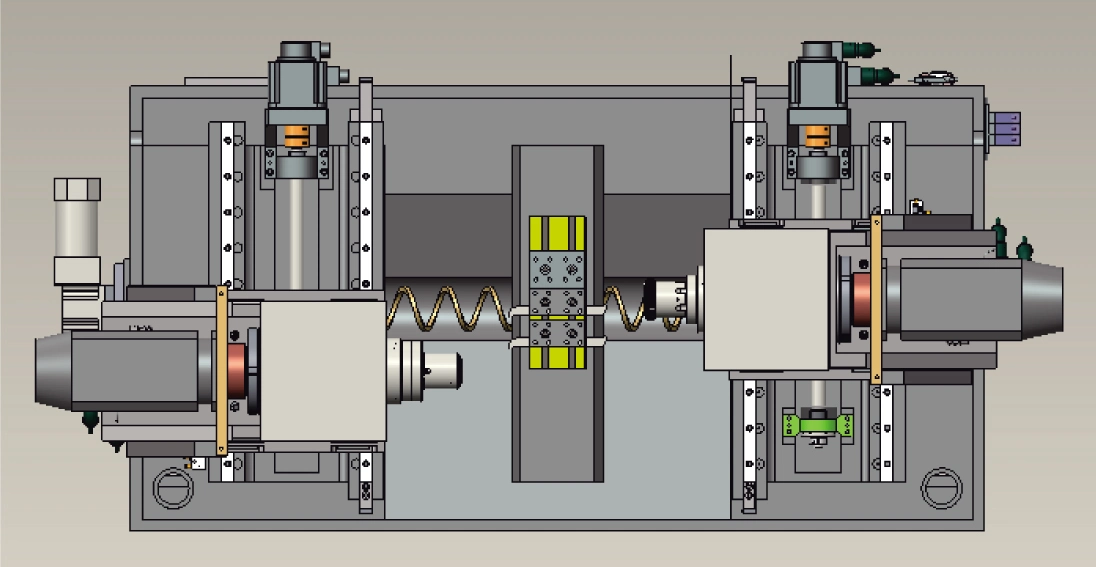 Máquina automática de torno CNC de tipo de tren de By32s 2 ejes con Funciones de torneado/fresado/taladrado