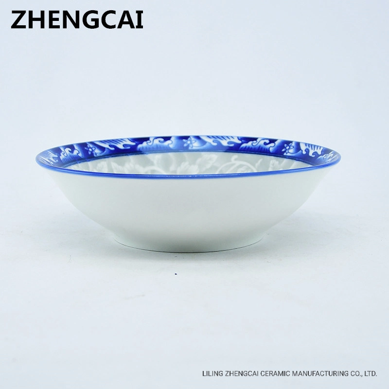 Wholesale/Supplier Blue and White Porcelain Tableware Custom Logo Pattern Ceramic Dinner Set