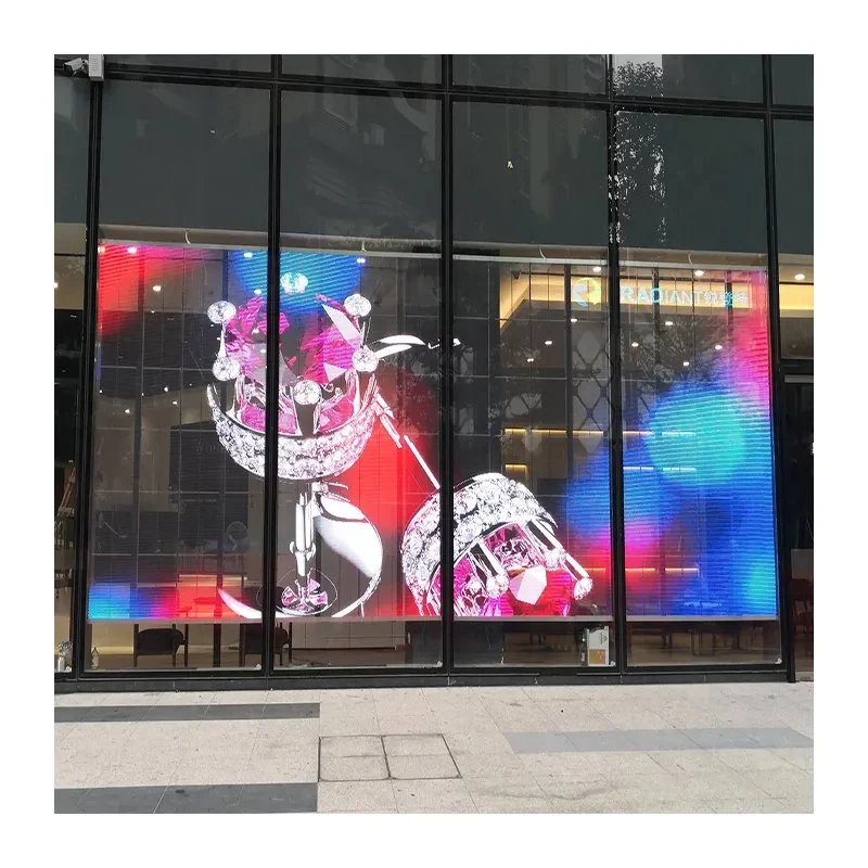 P10.42 Transparent LED Display Screen Indoor/Outdoor Advertising Video Wall Panel