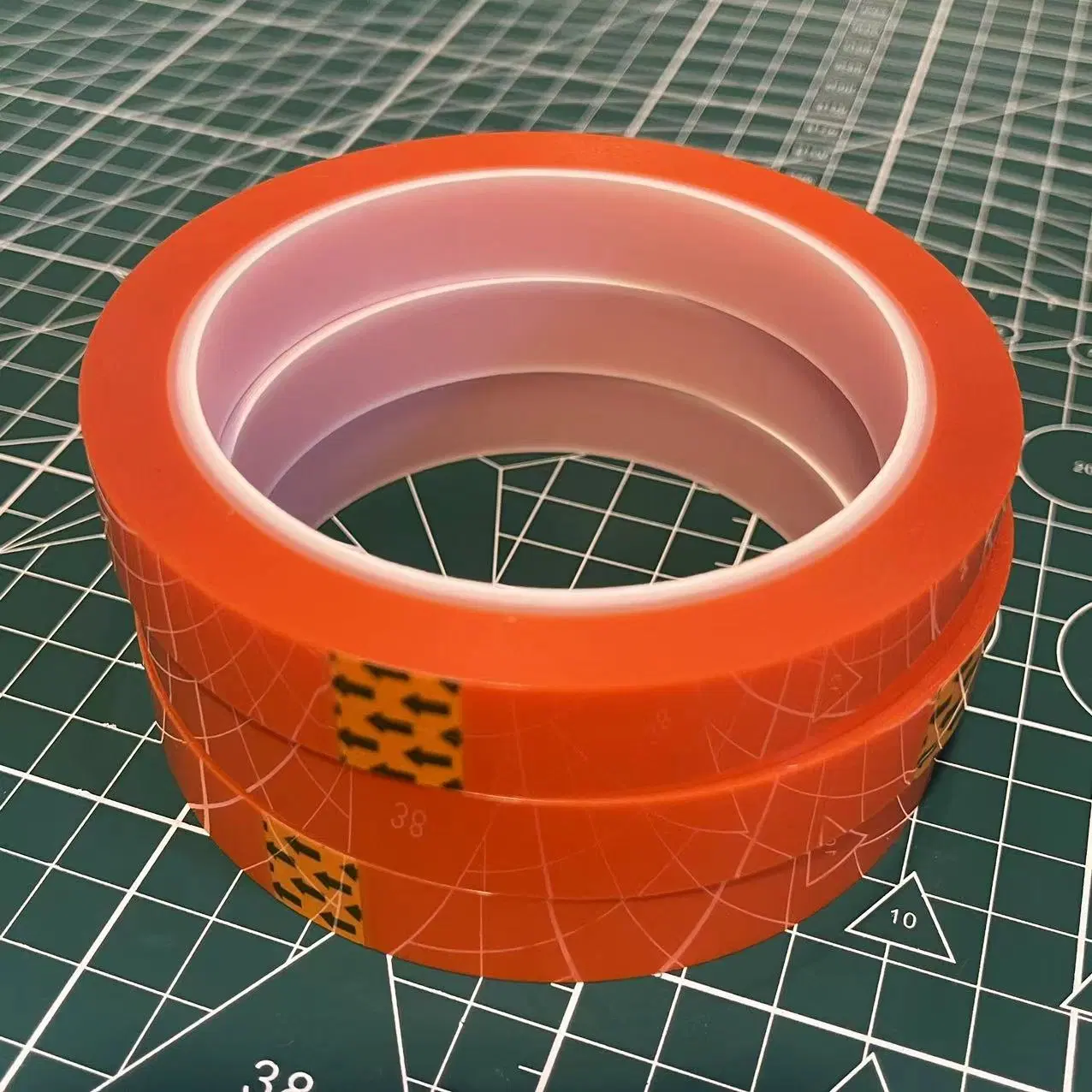 High Dielectric Strength 80mic Industrial Masking Tape Polyester Tape Jumbo Roll