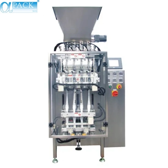 Automatic Multi-Lane Filling Sealing Packaging/Packing Machine for Sachet Bag Food/Powder/Water (MLP-04/MLP-06/MLP-08)