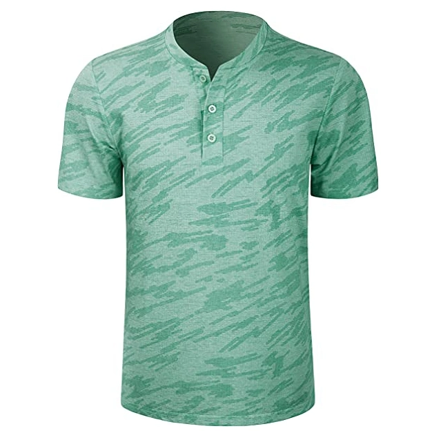 Custom Logo Mens Polyester/Spandex Short Sleeve Golf Shirts Casual Athletic Polos Stretch Collared T Shirt