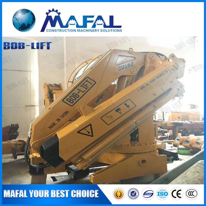 Chinese Knuckle Boom Hydraulic Truck Mounted Crane for Sale