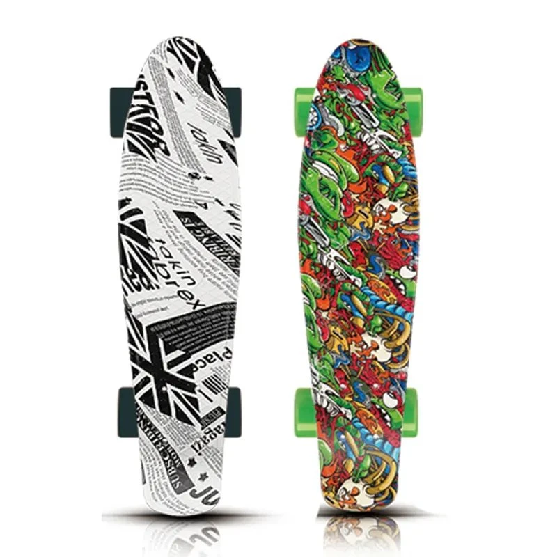 22 pouces Skateboard en plastique Skateboard Penni