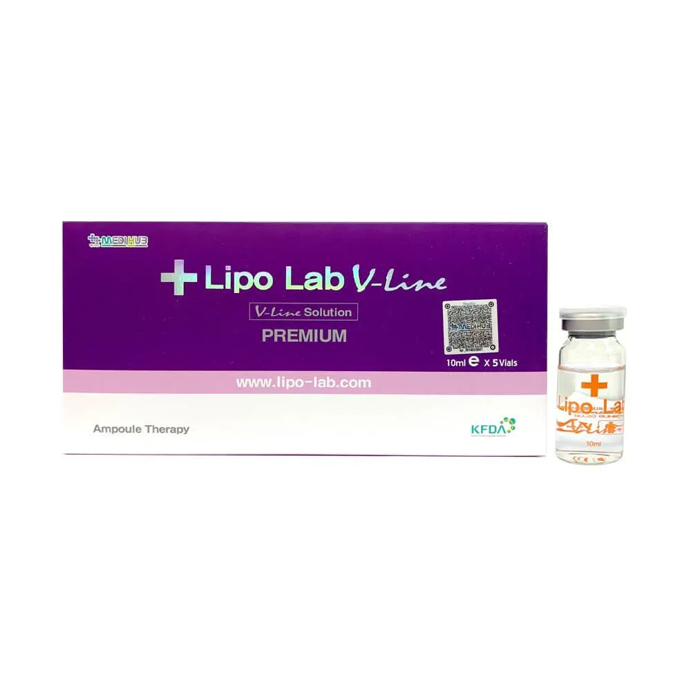 Werksversorgung Lipo Lab V Line lipolytische Lipolyse-Lösung 10ml PPC-Lösung Fett-Auflösung für Weight Loss Slimming Injection Mesotherapie Kybella