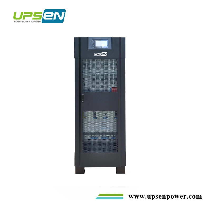 380VAC 50Hz Low Frequency Industrial Online UPS Power Supply 100kVA / 90kw with Touch LCD Screen and CE Certificate