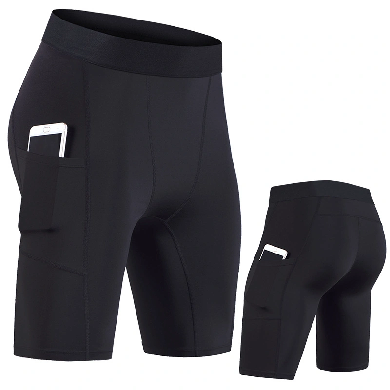 Athletic Leggings de secado rápido de primavera alta Sweat Running Yoga Fitness Sports Pantalones cortos