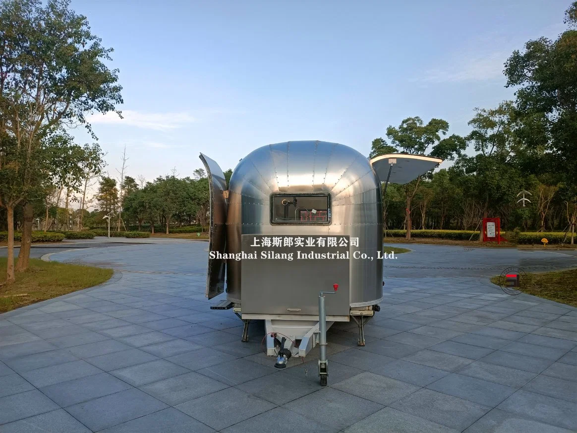 Alimentos Tráiler Airstream barras móviles que sirven cerveza