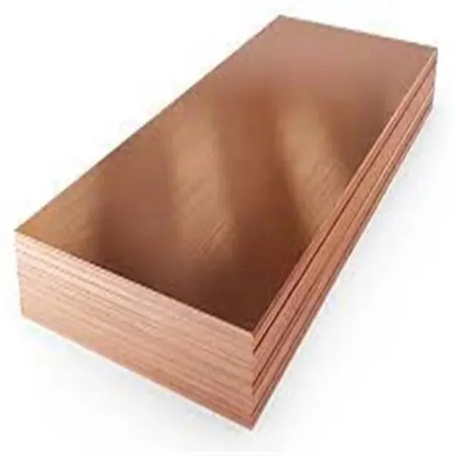 Hot Sale 0.5mm 0.8mm 1mm 3mm 4mm ASTM T2 H65 H62 C1100 C1220 Automotive Construction C10100 C11000 C12000 Industrial and Construction Copper and Copper Plates